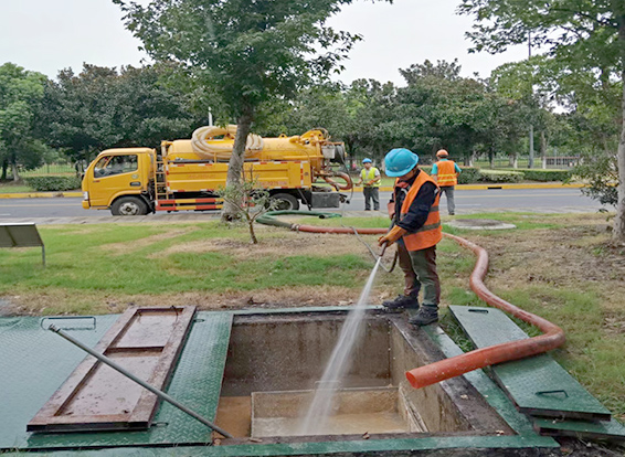海丰化油池清理